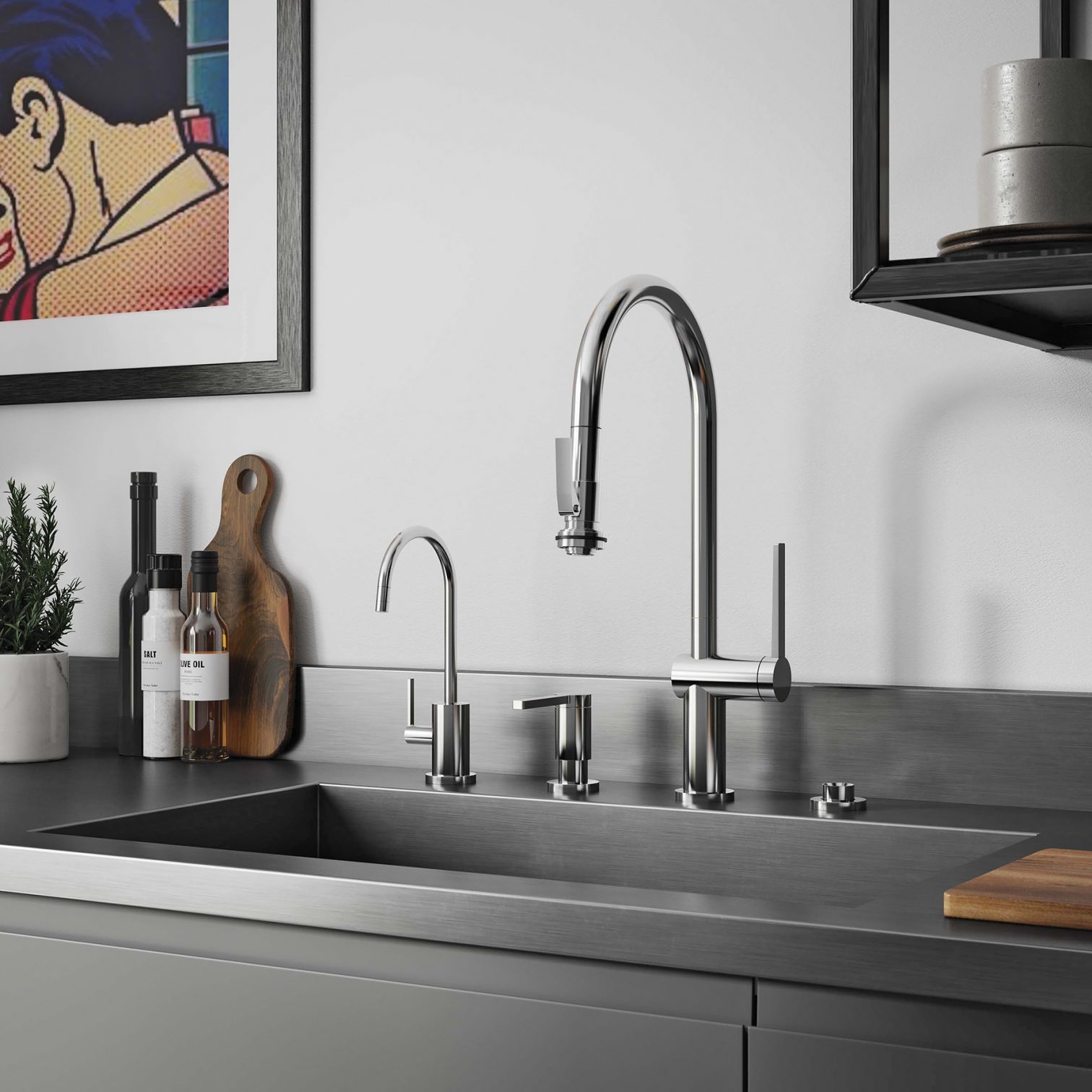 CF Kitchen Squeeze Handle K55 100 SQ TG PN La Spezia B HR