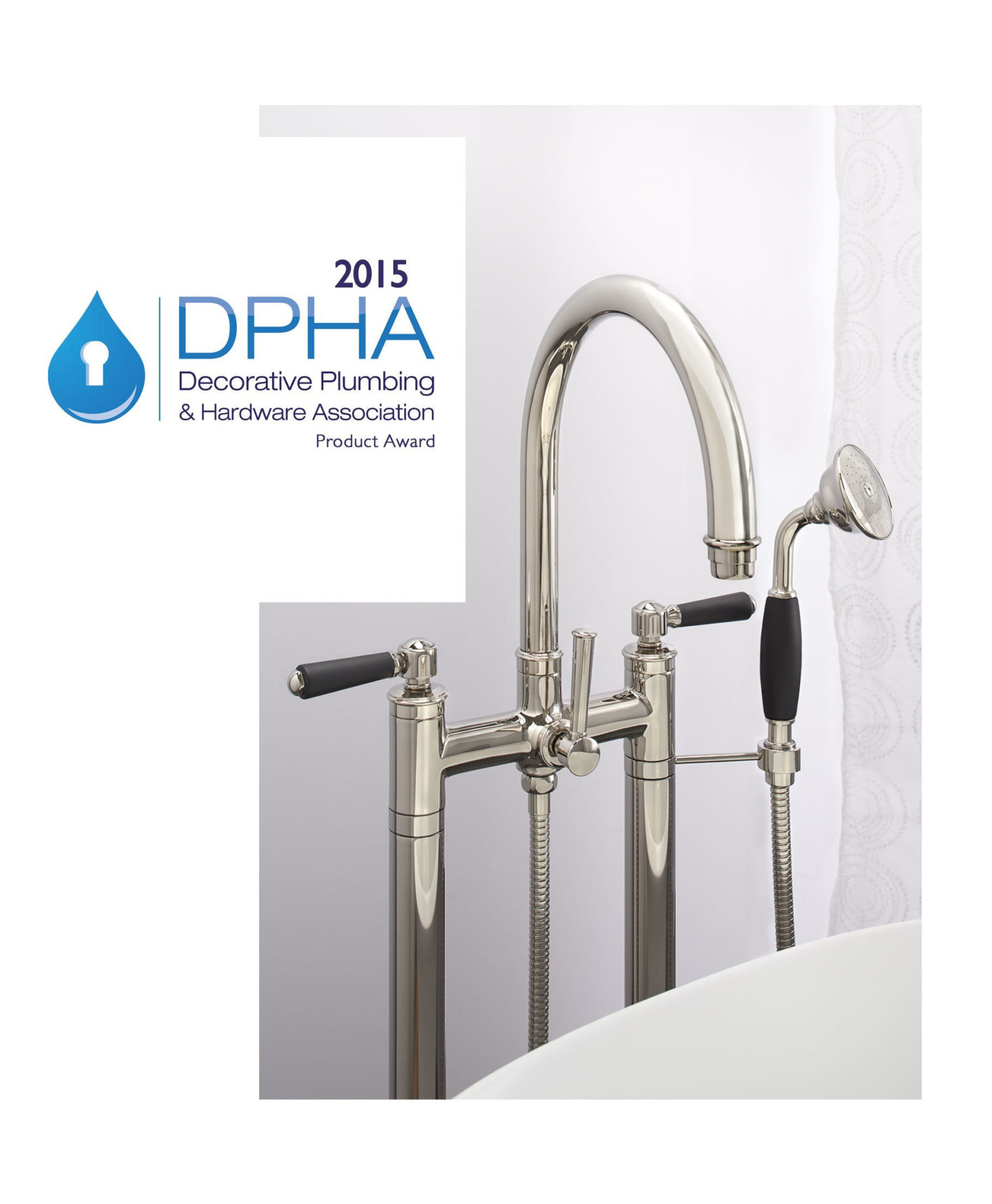 DPHA Best of Year 2015 logo overlay on Palomar Tub Filler