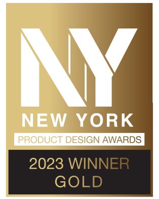 NY Product Design Awards Badge Gold 2023